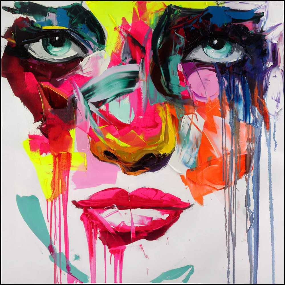 Francoise Nielly Portrait Palette Painting Expression Face120
